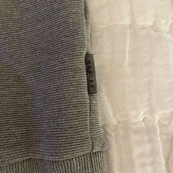 Varley Vine Half Zip Pullover, Grey Marl, XS - Picture 6 of 10